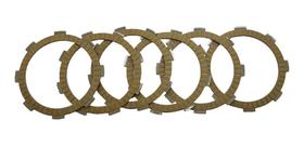 Kit 06 Disco Embreagem Kasinski Crz 150 Agua Ano 2010 A 2011