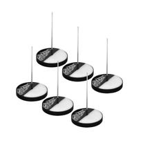 Kit 06 Espeto para Papel c/ Porta Clips + Molha Dedo Preto Multiuso Escritório - Cavia Kit 06 Espeto para Papel c/ Porta Clips + Molha Dedo Preto Multiuso Escritório - Cavia