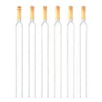 Kit 06 Espetos para Churrasco em Alumínio Duplo com Cabo de Madeira Hannah Kit 06 Espetos para Churrasco em Alumínio Duplo com Cabo de Madeira Hannah