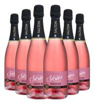 Kit 06 Espumantes Salton Séries Moscato Rose 750ml