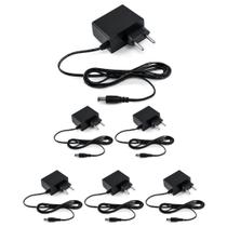 Kit 06 Fontes De Alimentação 12v 500ma Bivolt EF 1200 Intelbras Kit 06 Fontes De Alimentação 12v 500ma Bivolt EF 1200 Intelbras