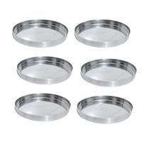 Kit 06 Formas de Pizza Brotinho 15 cm - Alumínio Kit 06 Formas de Pizza Brotinho 15 cm - Alumínio