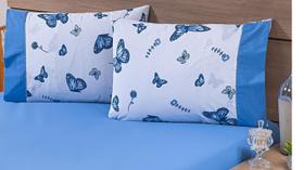 Kit 06 Fronhas Avulsas 80X60Cm Percal 100% Algodão 180 Fios