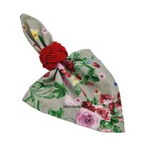 KIT 06 Guardanapo de Tecido 40 x 40cm Gotas - Acabamento Bainha - Várias Cores e Estampas