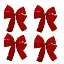 Kit 06 Laço Grande Para Arvore De Natal Decoração Enfeite