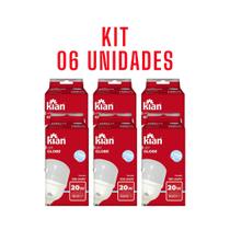 Kit 06 Lâmpadas Led Globe Base E-27 20W 6.5K Bivolt