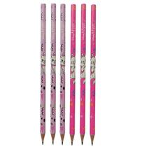 kit 06 Lápis de Escrever Preto HB Redondo Gatinha Marie Decorado Tris kit 06 Lápis de Escrever Preto HB Redondo Gatinha Marie Decorado Tris