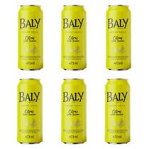 Kit 06 latas Energético Baly Citrus Limão Siciliano 250ml