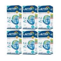 Kit 06 Lavitan Az Homem Cimed 60 Comprimidos Cada