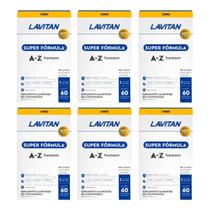 Kit 06 Lavitan Homem A-Z Super Fórmula 60 Cápsulas - Cimed