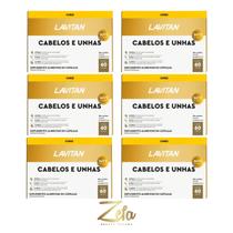 Kit 06 Lavitan Vitamina Cabelos E Unhas 60 Cápsulas - Cimed