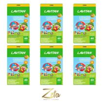 Kit 06 Lavitan Vitamina Infantil PatatiPatata 60Comp - Cimed Sabor:Misto Kit 06 Lavitan Vitamina Infantil PatatiPatata 60Comp - Cimed Sabor:Misto