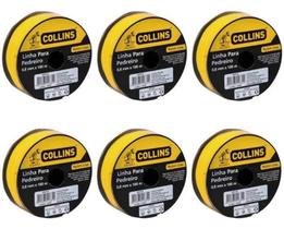 Kit 06 linhas pedreiro nylon am 0,80mx100mts - collins