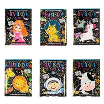 Kit 06 Livros de Colorir Rabisco Magico Scratch Note Sketchbook Papel Preto Colorido Arco-íris Rainbow Raspadinha Kit 06 Livros de Colorir Rabisco Magico Scratch Note Sketchbook Papel Preto Colorido Arco-íris Rainbow Raspadinha