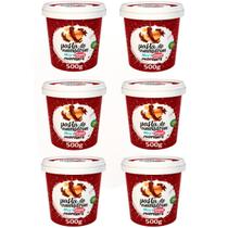 Kit 06 Manicrem Pasta De Amendoim Chocolate - 500g