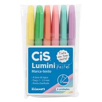 Kit 06 Marca-textos Cis Lumini Tons Pastéis Kit 06 Marca-textos Cis Lumini Tons Pastéis