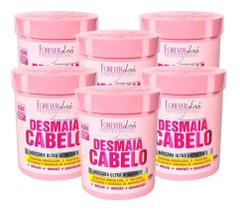 Kit 06 Máscara Desmaia Cabelo Forever Liss 950G