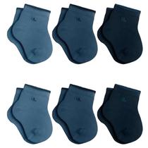Kit 06 Meias Cano Médio Lupo Punho Soft Baby 02165-089