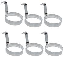 Kit 06 Modelador de Ovos Redondo - Aço Inox