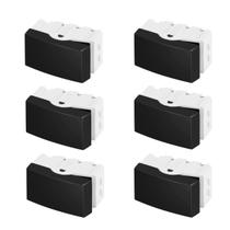 KIT 06 Modulos Interruptor Paralelo Three Way Preto Blux
