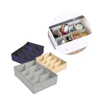 Kit 06 Organizador de Gaveta com 8 Divisórias Roupas Intimas Kit 06 Organizador de Gaveta com 8 Divisórias Roupas Intimas