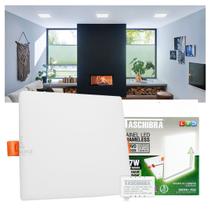 Kit 06 Painéis LED Taschibra Frameless 17W Quadrado Embutir ou Sobrepor Kit 06 Painéis LED Taschibra Frameless 17W Quadrado Embutir ou Sobrepor