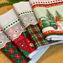 Kit 06 Pano De Prato Sacaria Premium Estampado 100% Algodão