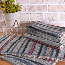 Kit 06 Pano Limpeza Felpudo Listrado 50cm x 68cm Algodão LISTRADO - Panosul