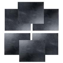 Kit 06 Parabarro Carreta Caminhão Lameiro Liso 50x70 Cm