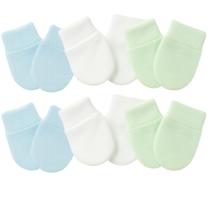 Kit 06 Pares de Luvas Caneladas Para Bebê Recém Nascido RN Macia Confortável Maternidade Enxoval Kit 06 Pares de Luvas Caneladas Para Bebê Recém Nascido RN Macia Confortável Maternidade Enxoval