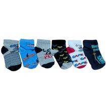 Kit 06 Pares de Meia Duck Kids Menino Kit 06 Pares de Meia Duck Kids Menino