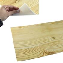 Kit 06 Placa Decorativa Papel Parede Madeira Clara 30X60Cm