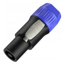 Kit 06 Plug Conector Speakon De Linha 4 Pino