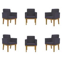 Kit 06 Poltronas Decorativa Reforçada Oferta - Balaqui Decor