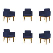 Kit 06 Poltronas Decorativa Reforçada Oferta - Balaqui Decor