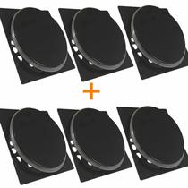 Kit 06 RALO CLICK QUADRADO 10 X 10 BLACK Preto Fosco Kit 06 RALO CLICK QUADRADO 10 X 10 BLACK Preto Fosco