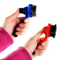 Kit 06 Rasqueadeira Com Botão Auto Limpante Para Cães Gatos Kit 06 Rasqueadeira Com Botão Auto Limpante Para Cães Gatos