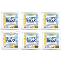Kit 06 Recheio Enchimento de Almofada Soft Relax 45x45cm Trisoft