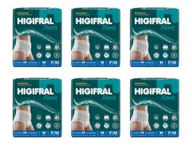 Kit 06 Roupa Intima Higifral Pants Tam P/M 8Un - Eurofral