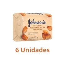 KIT 06 Sabonete Johnson Amêndoas 80g