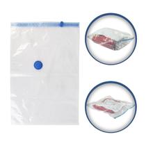 Kit 06 Sacos Organizador a Vácuo Transparente GG 80cmx120cm Kit 06 Sacos Organizador a Vácuo Transparente GG 80cmx120cm