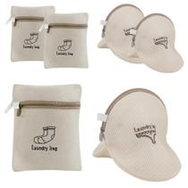 Kit 06 Sacos Para Lavar Roupas Intimas Na Máquina Lavadora Kit 06 Sacos Para Lavar Roupas Intimas Na Máquina Lavadora