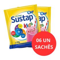KIT 06 SUSTAP KIDS SACHÊ 210g Morango