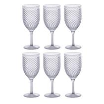 Kit 06 Taças Água e Vinho De Acrílico Luxxor 480ml Paramount