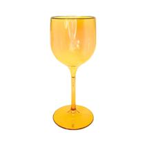 Kit 06 Taças De Vinho De Acrílico Cristal 260ml p/ Eventos Ano Novo Festas Jantares Aniversários