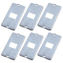 Kit 06 Tampa Condulete 1 Posto 1 Tomada RJ45 3/4' Alumínio