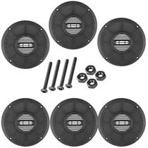 Kit 06 Tela Plástica 6 Polegadas Com Parafusos Alto Falante