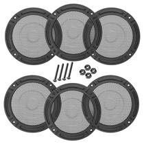 Kit 06 Tela Plástica 6 Polegadas Com Parafusos Grade Arlem