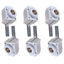 Kit 06 terminal generico c/ saida frontal 6-25mm