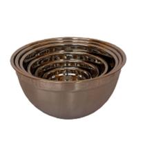 Kit 06 Tigela Funda Mixing Bowl Inox 14 18 22 26 28 30cm Kit 06 Tigela Funda Mixing Bowl Inox 14 18 22 26 28 30cm